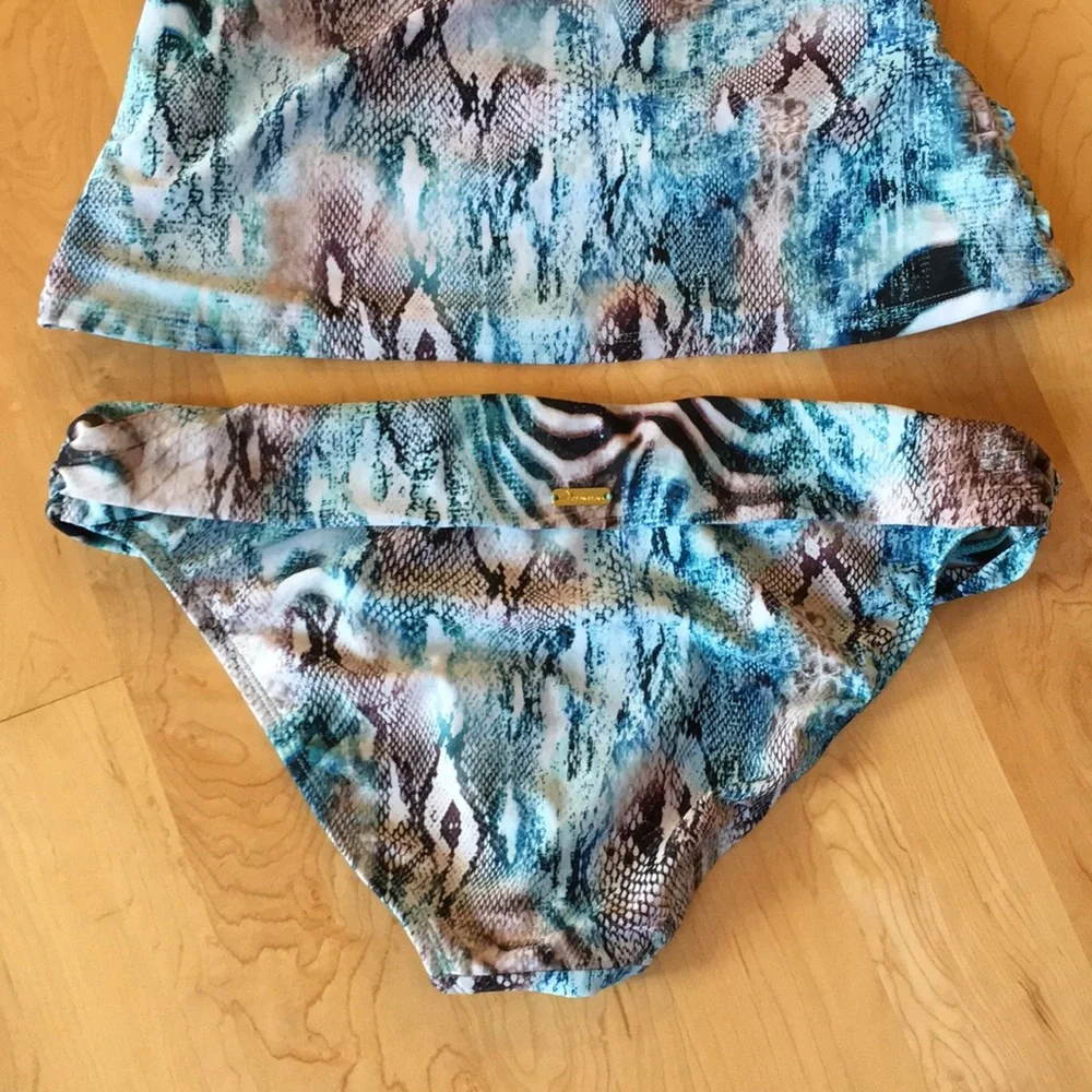 Paula Hermanny by VIX Tankini Set Snake Print Python